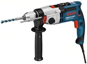 Bosch Professional Schlagbohrmaschine GSB 21-2 RCT (Bohr-Ø in Beton: 13-22 mm, 1300 Watt, inkl. Schnellspannbohrfutter 13mm, Tiefenanschlag 210mm, Zusatzhandgriff, Handwerkoffer)