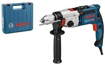 Bosch Professional Schlagbohrmaschine GSB 21-2 RCT (Bohr-Ø in Beton: 13-22 mm, 1300 Watt, inkl. Schnellspannbohrfutter 13mm, Tiefenanschlag 210mm, Zusatzhandgriff, Handwerkoffer)