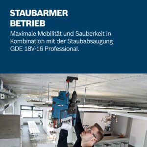 Bosch Professional 18V System Akku Bohrhammer GBH 18V-26 (SDS Plus, Schlagenergie: 2,6 Joule, Bohr-Ø max.: Beton/Stahl/Holz 26/13/30 mm, in L-BOXX 136) – Bild 6