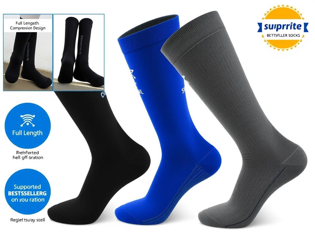 CHARMKING Kompressionsstrümpfe Bestseller in Fashion bei Amazon