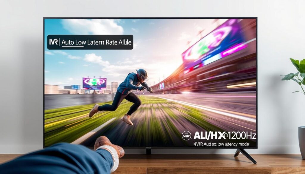 Gaming auf einem modernen TV mit niedrigem Input Lag und HDMI 2.1 Features