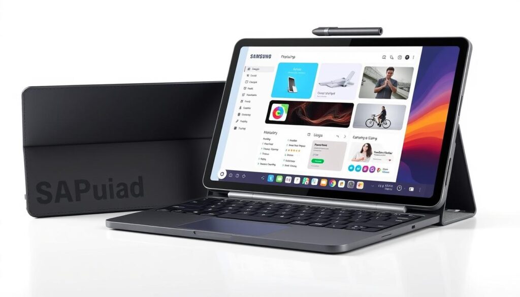 Samsung Galaxy Tab S10 Ultra mit S Pen und Tastatur-Cover